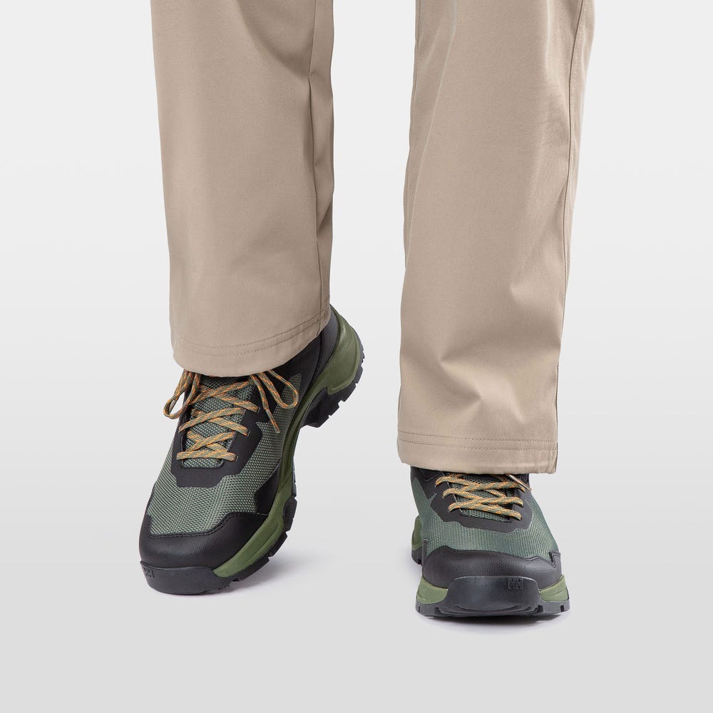 Men's Waterproof Mid Hiking Boots - Green