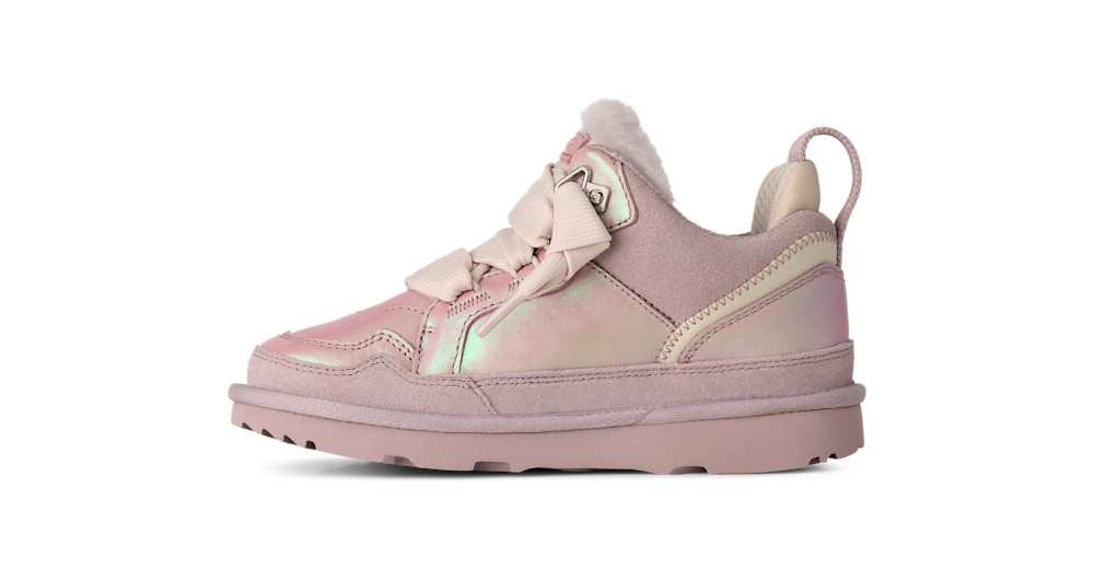 Kids' Iridescent Leather Sneaker