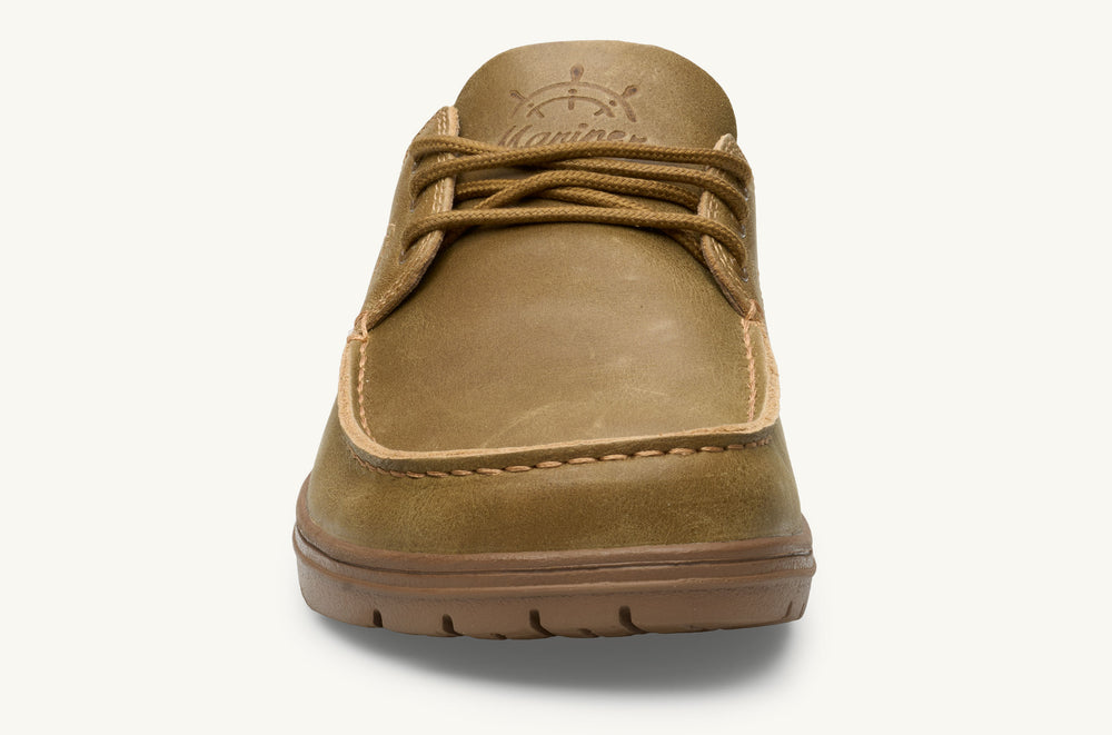 Men's Leather Boat Shoe - Desert