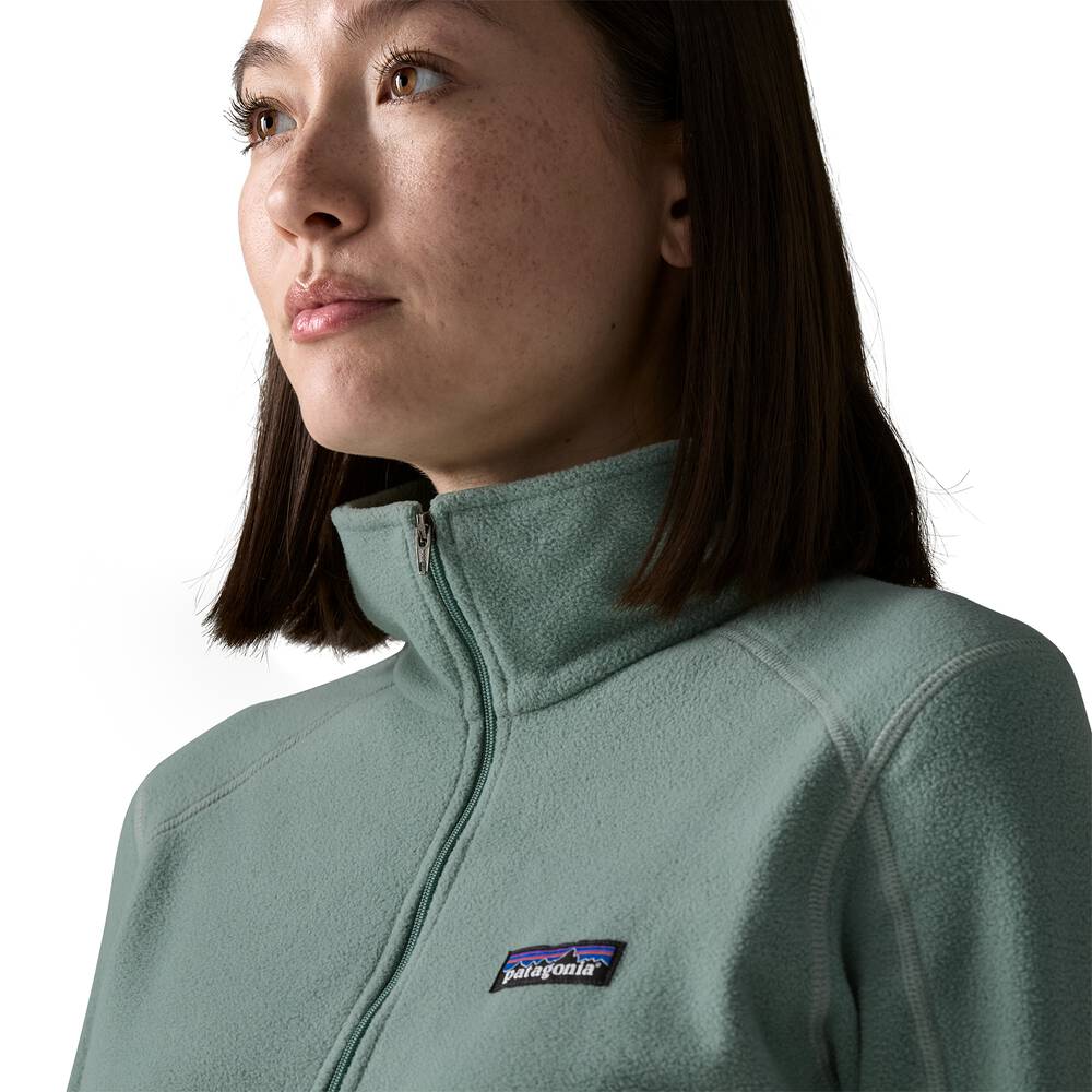 Women's Quarter-Zip Microfleece Pullover - Mango