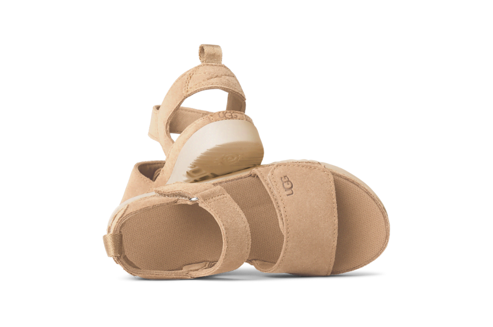 Kids' Adjustable Suede Sandal - Sand