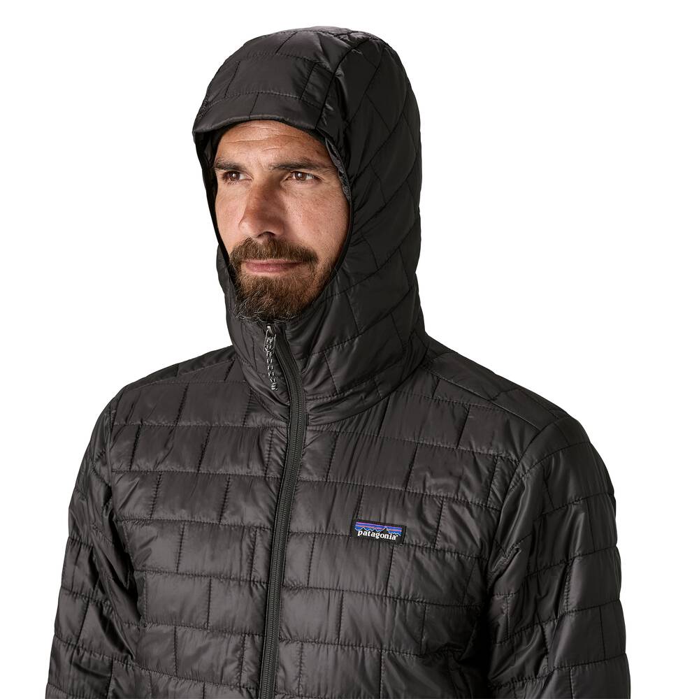 Men's Insulated Hooded Jacket - Brown