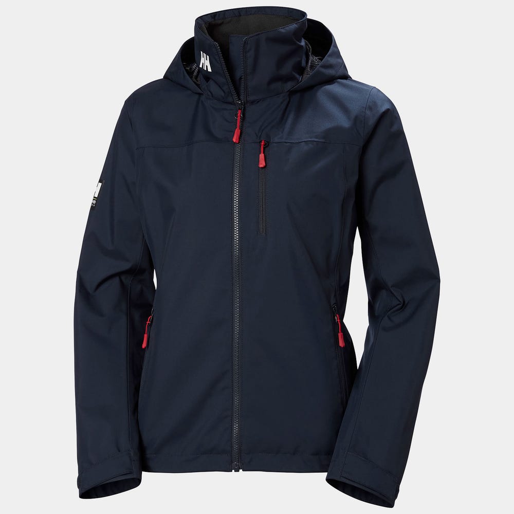Women's Hooded Sailing Rain Jacket - Black