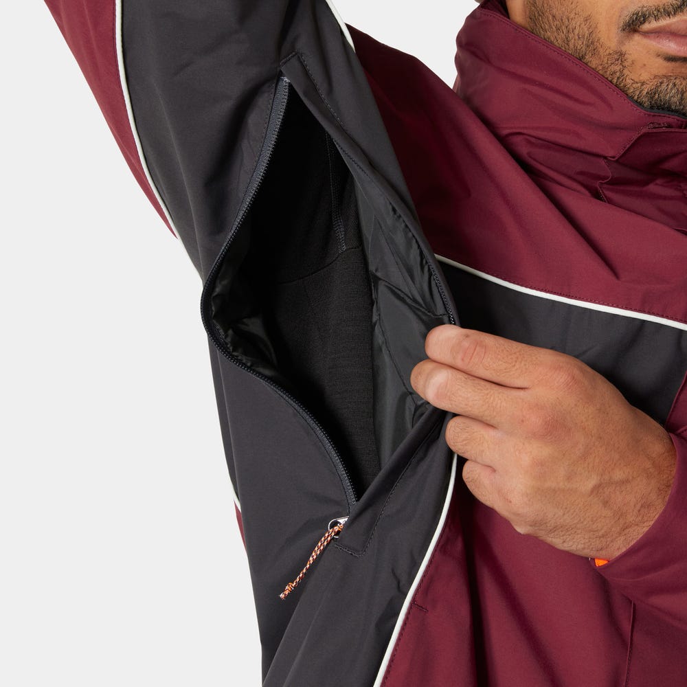 Unisex Waterproof Ski Shell Jacket - Black