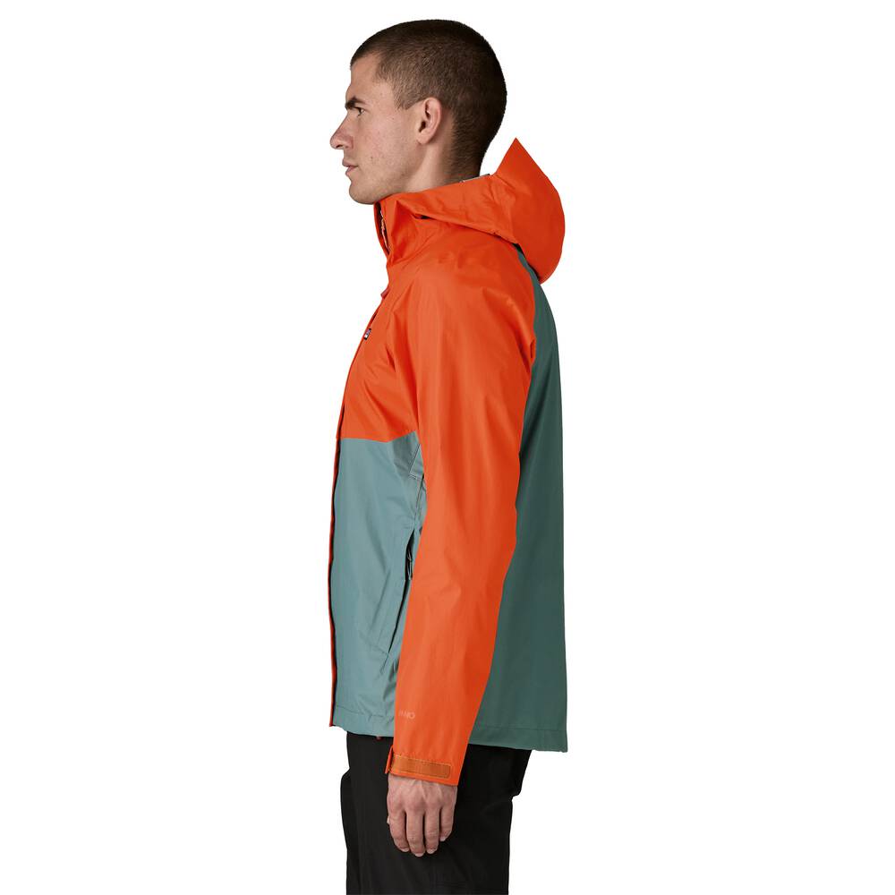 Men's 3-Layer Waterproof Rain Jacket - Gray