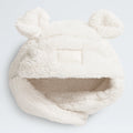 Baby Fleece Trapper Hat - White Dune