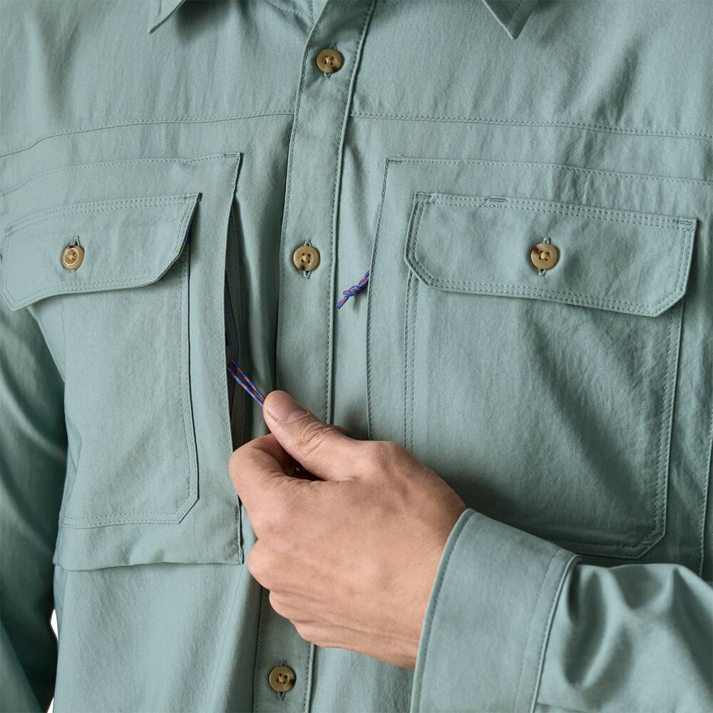 Men's Long Sleeve Sun Shirt - Stone