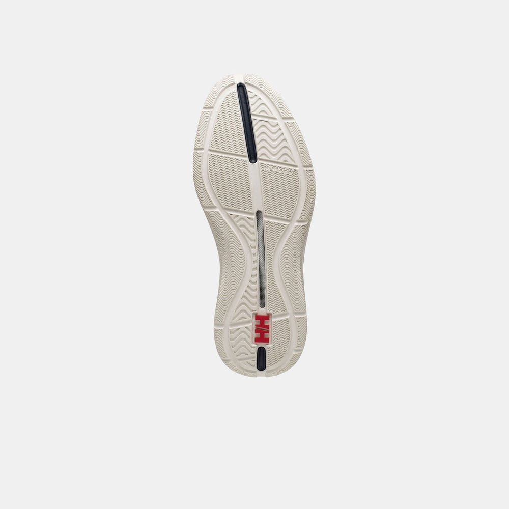Men's Sailing Deck Shoes - Off-White Black