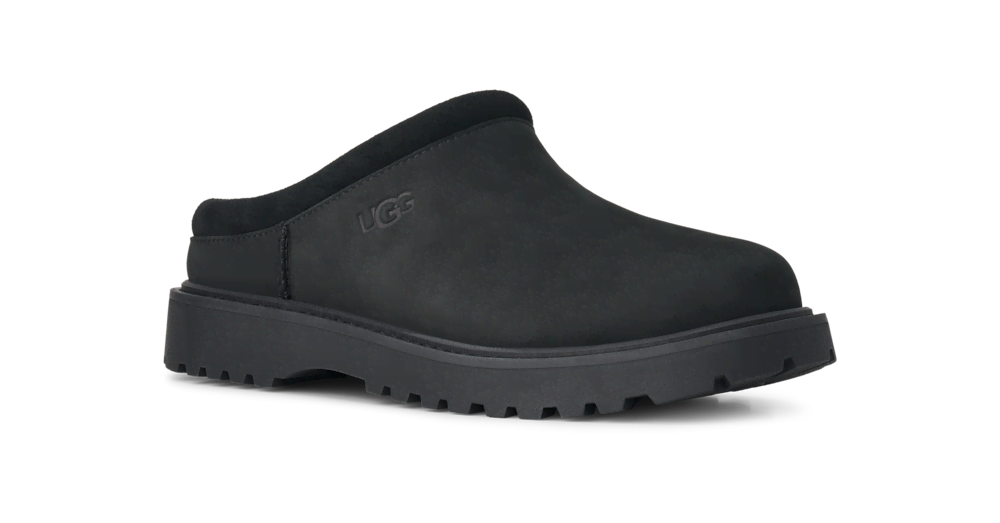 Men's Waterproof Nubuck Clog - Black