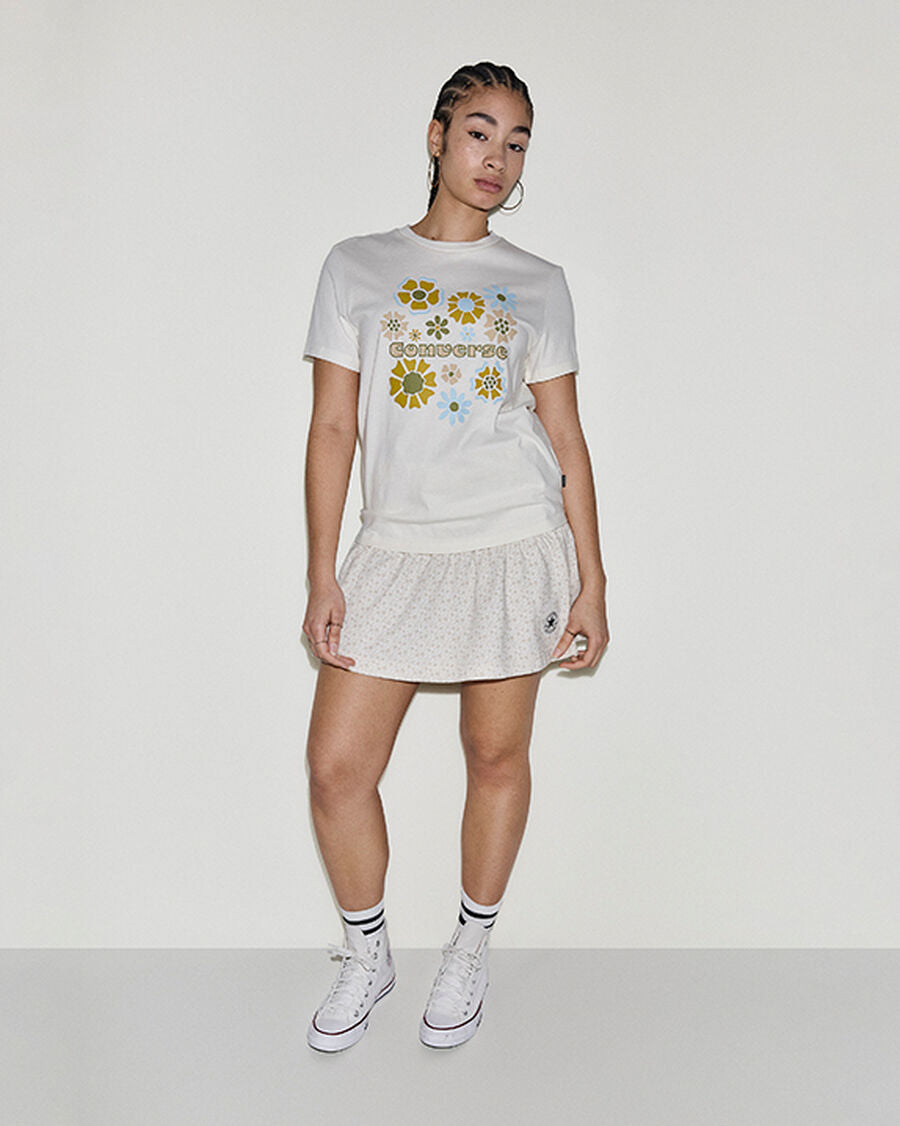 Women's Floral Graphic Cotton T-Shirt