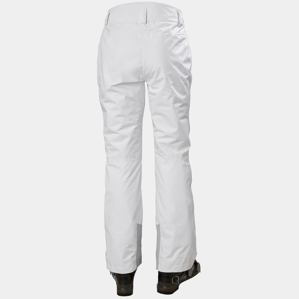 Women's Waterproof Insulated Ski Pants - White