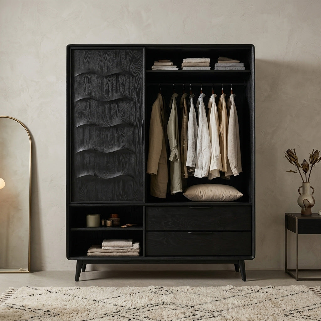 Modern Wardrobe With Drawers For Bedroom
