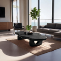 Modern Live Edge Coffee Table Solid Wood For Entryway Style