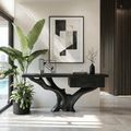 Mid Century Wooden Console Table