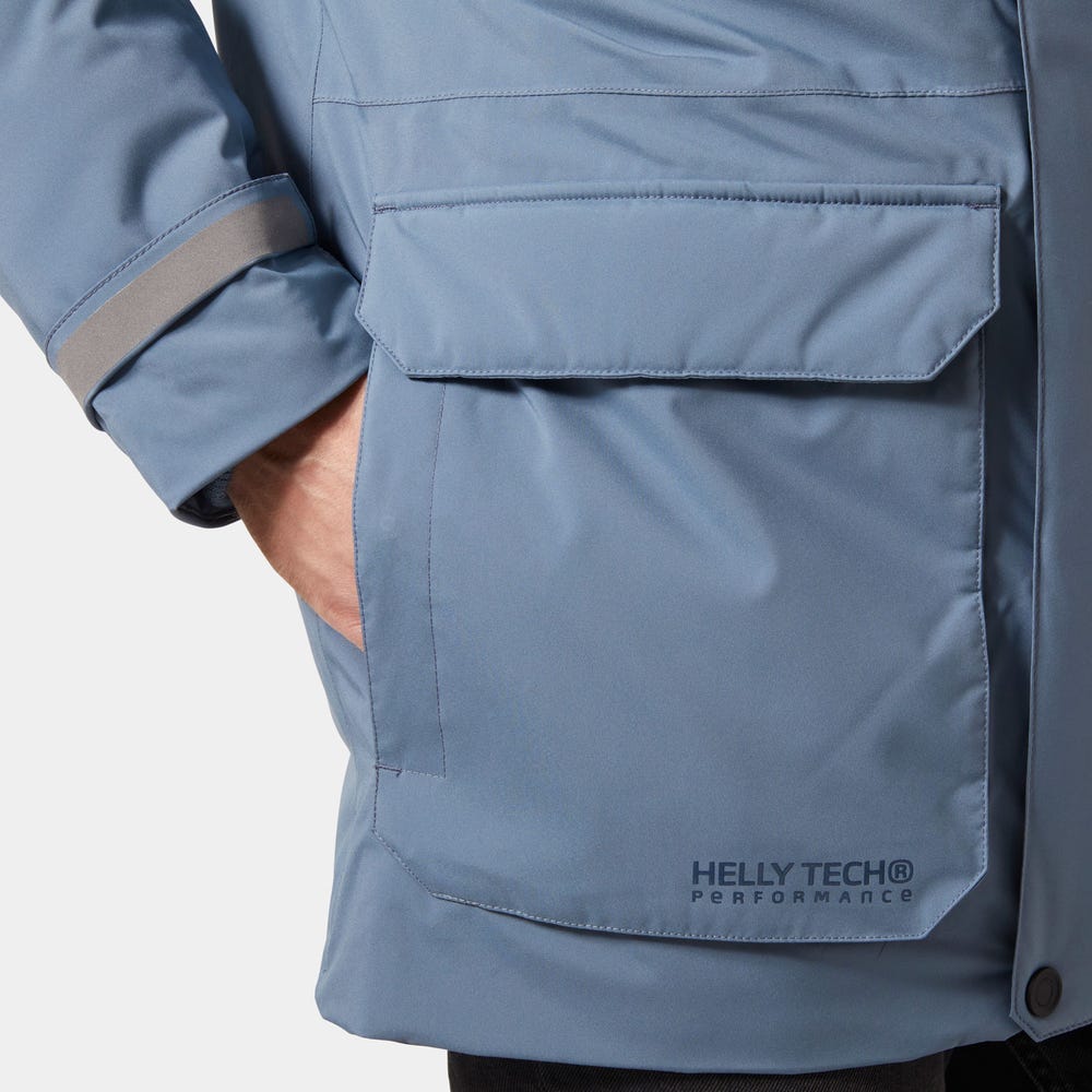 Men's Insulated Waterproof Parka - Gray Green