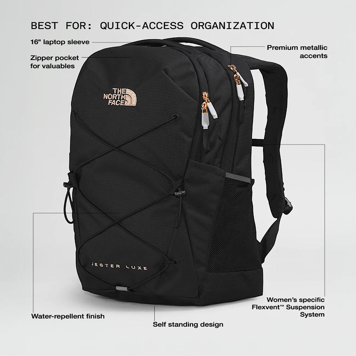 Women's Everyday Backpack - Black Heather