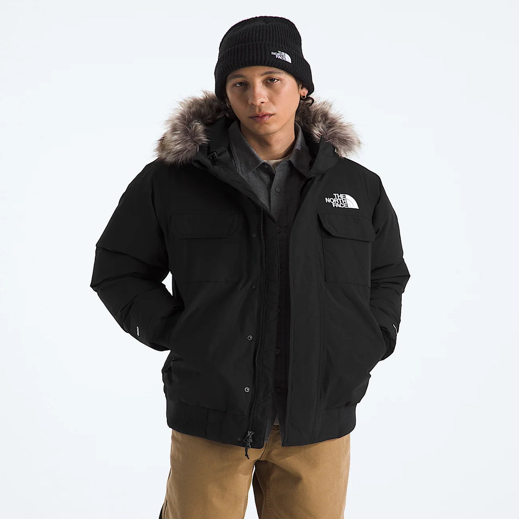Men's Insulated Bomber Jacket - Black