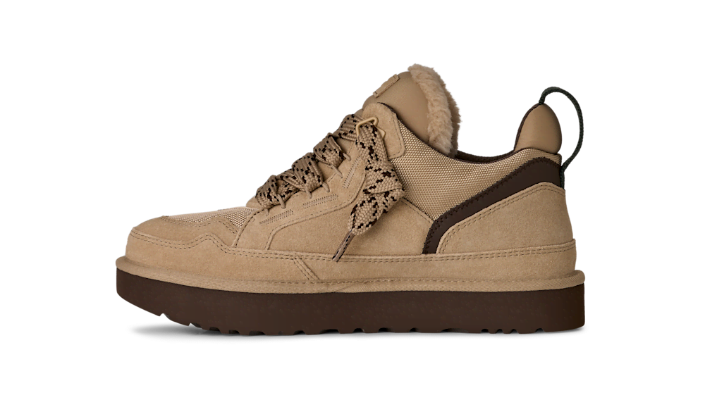 Men's Suede and Mesh Low Top Sneaker - Blue
