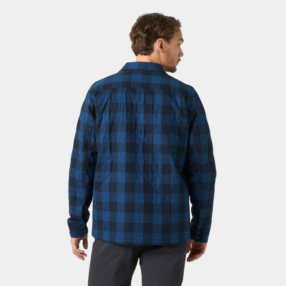Men's Insulated Shirt Jacket - Dark Blue