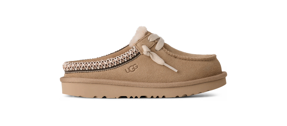 Kids' Suede Lined Mule - Sand