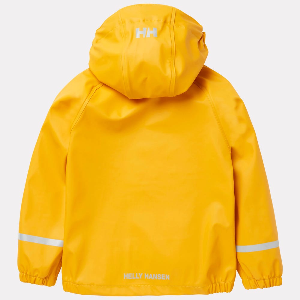 Kids' Waterproof Jacket And Bib Rain Set - Yellow