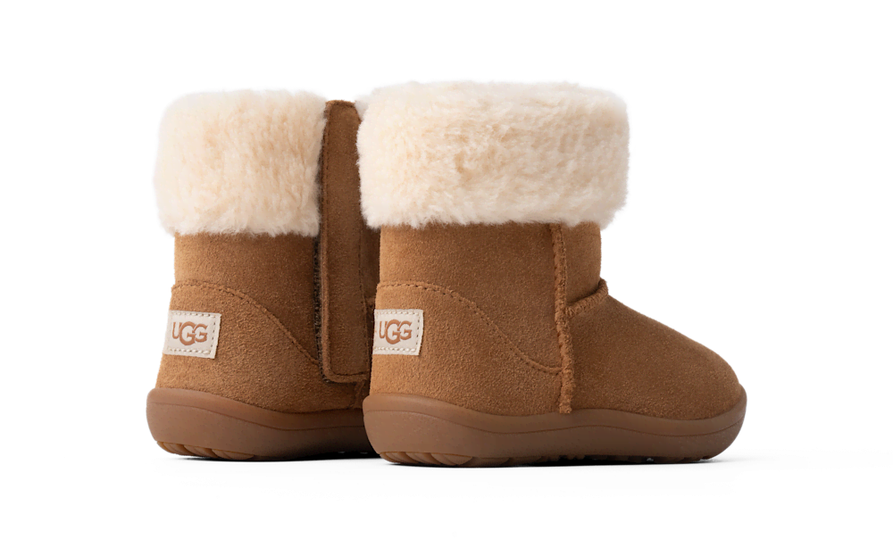 Toddler Suede Hook-And-Loop Boot - Chestnut