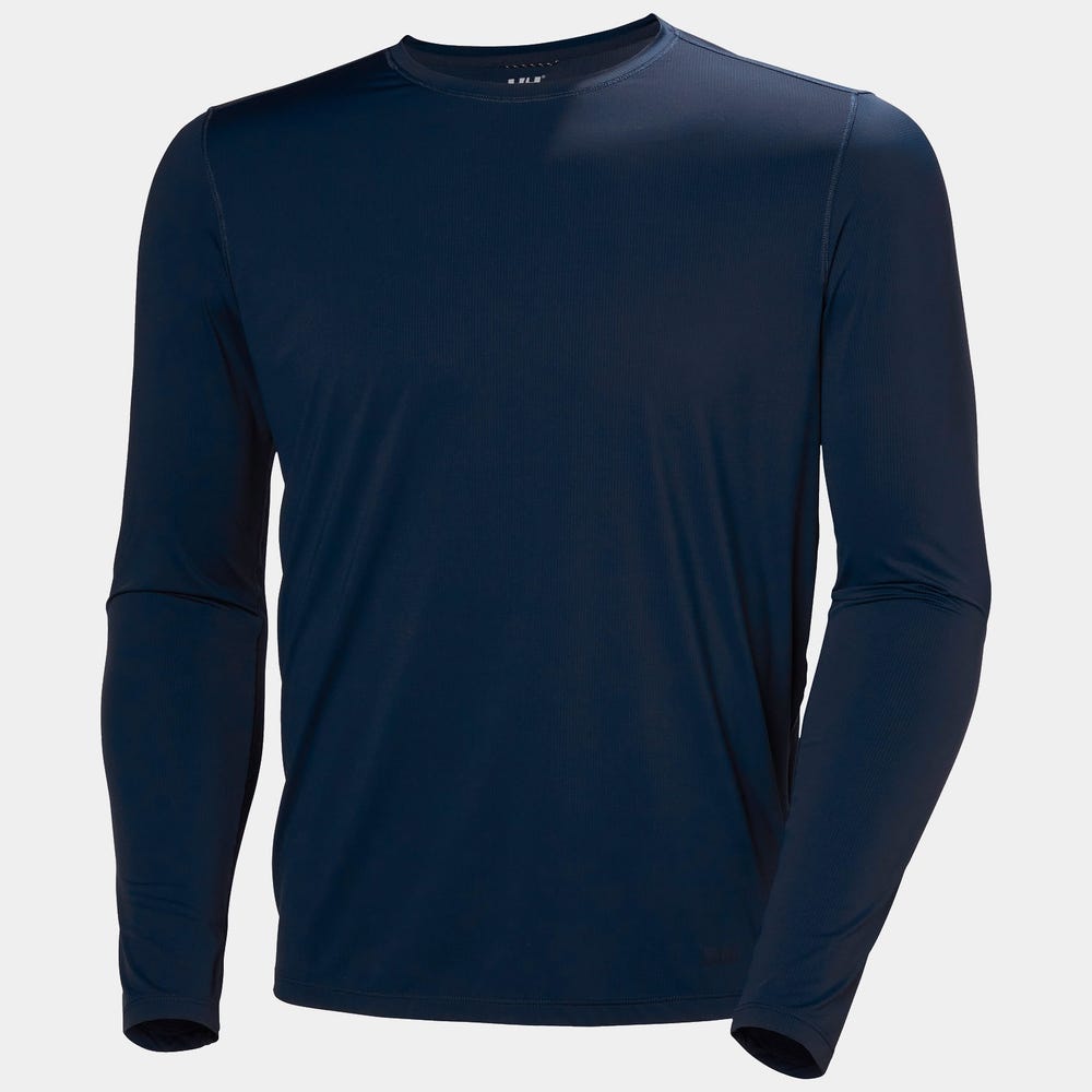 Men's UPF 50+ Long Sleeve Crew - Navy