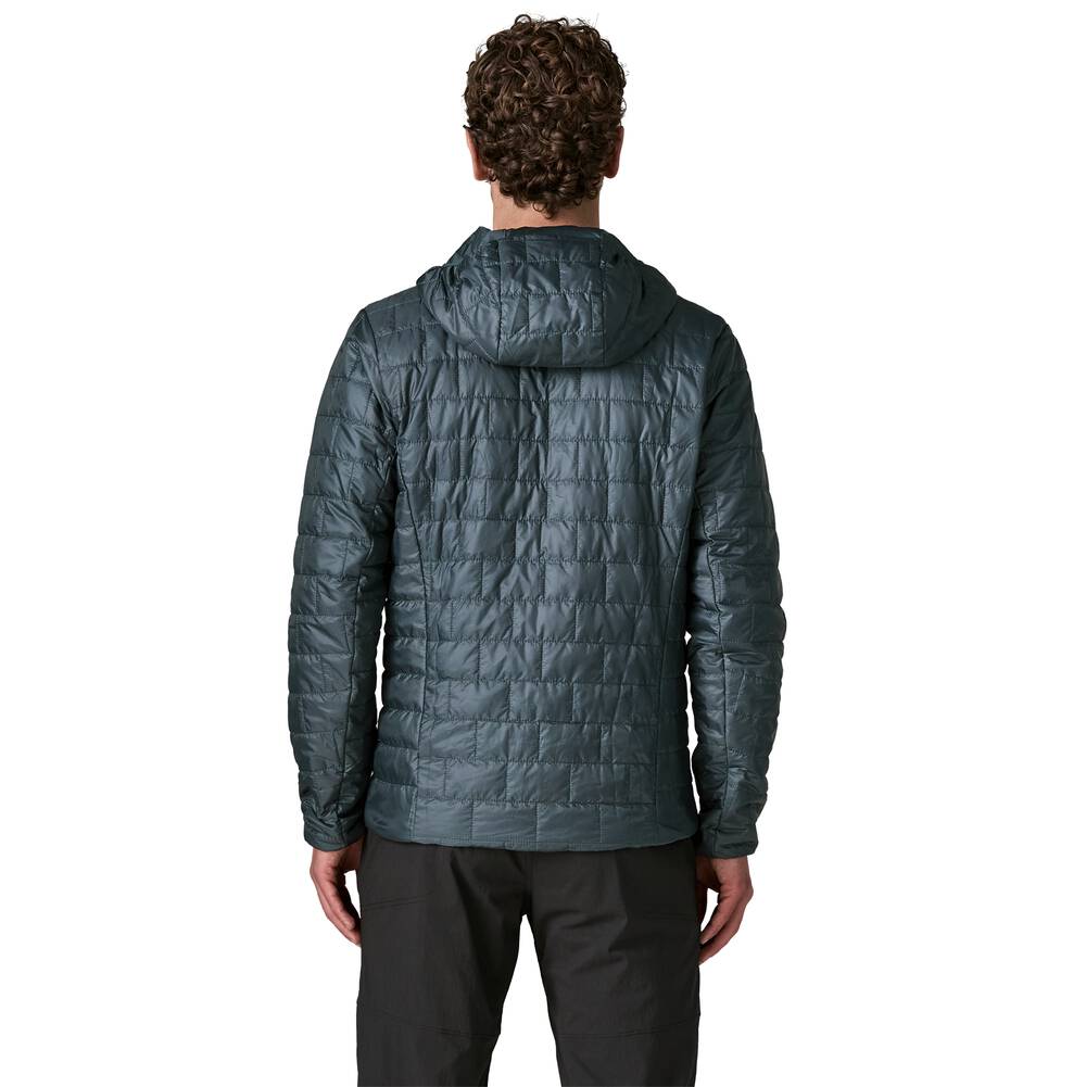 Men's Insulated Hooded Jacket - Brown