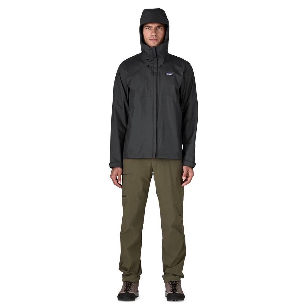 Men's 3-Layer Waterproof Rain Jacket - Gray