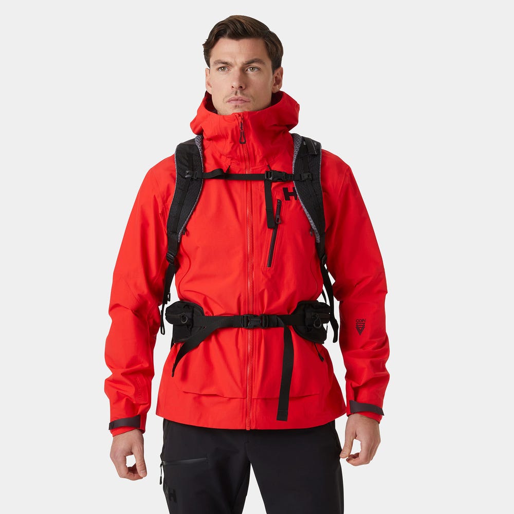 Men's 3-Layer Waterproof Shell Jacket - Blue