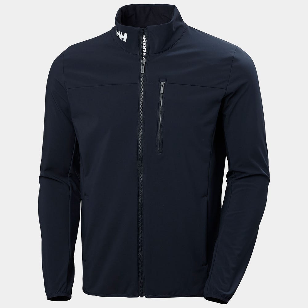 Men's Fleece-Lined Softshell Jacket - Ebony