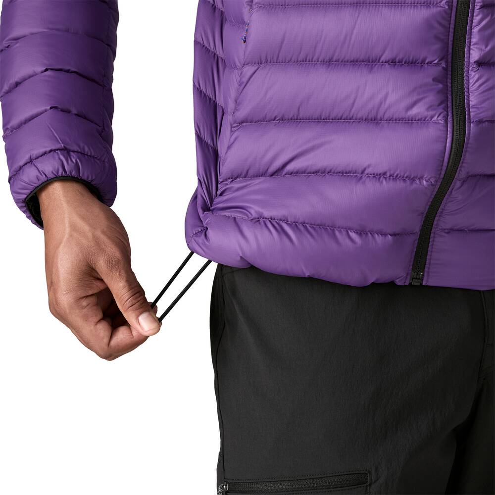 Men's 800-Fill Down Hooded Jacket - Purple