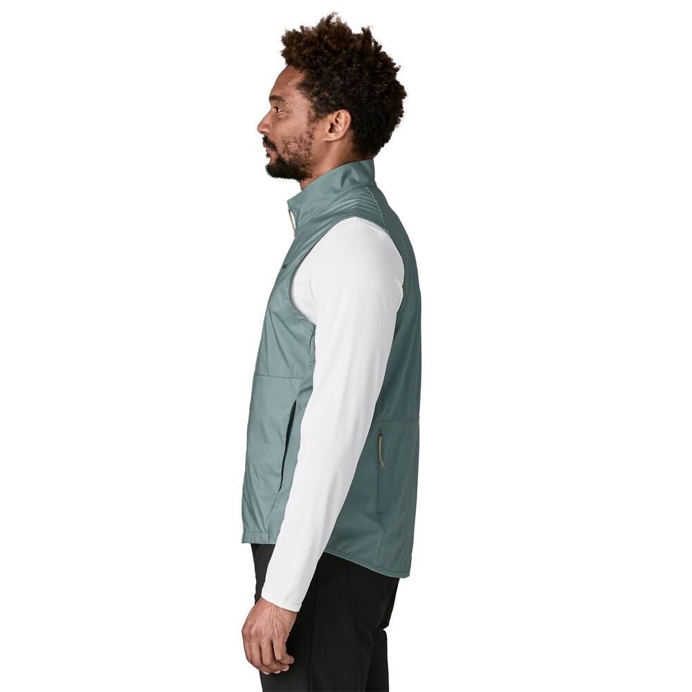 Men's Packable Windproof Cycling Vest - Blue