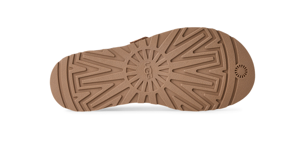 Women's Suede Toe-Post Sandal - Wheat