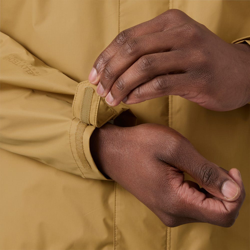 Men's Packable Waterproof Shell Jacket - Green