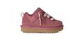 Toddler Suede Mesh Low Top Sneakers - Pink