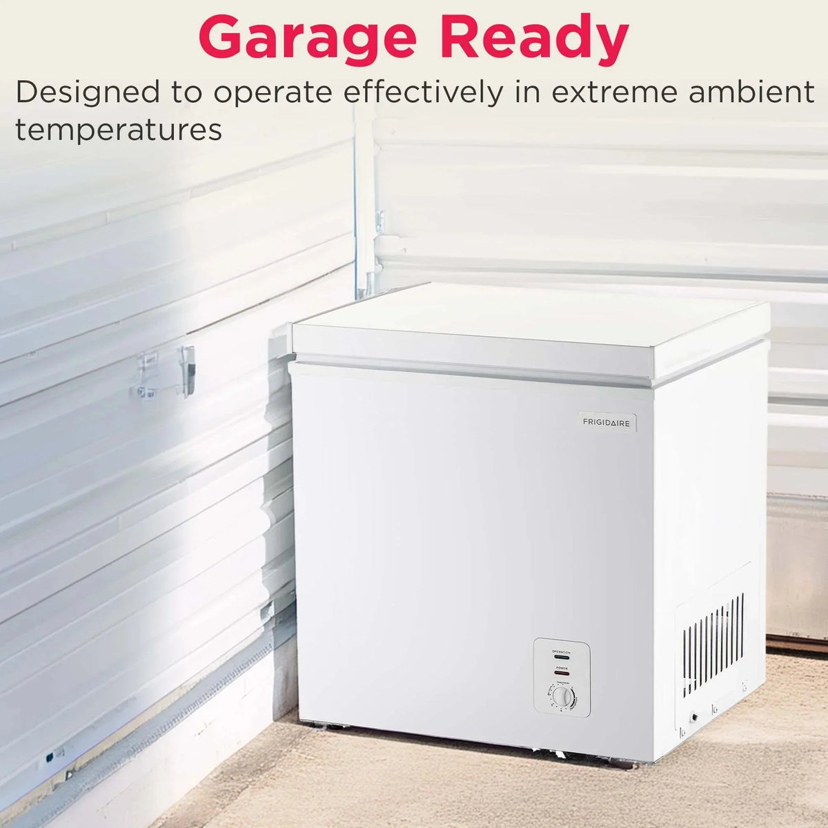 Frigidaire Chest Freezer, 2.1 Cu. Ft., White