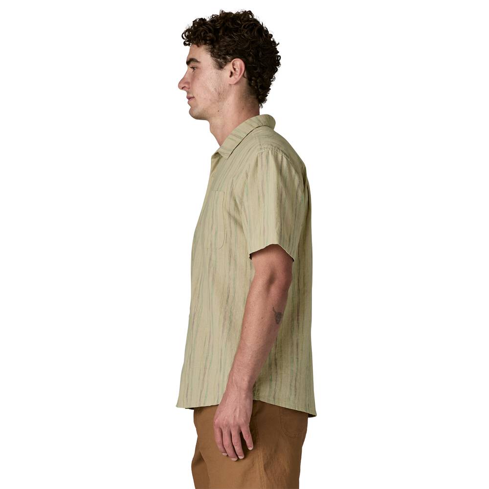 Men's Hemp Cotton Button-Up Shirt - Stone