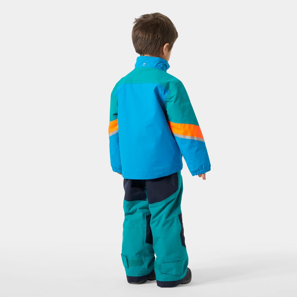 Kids' Waterproof Insulated Ski Jacket - Green