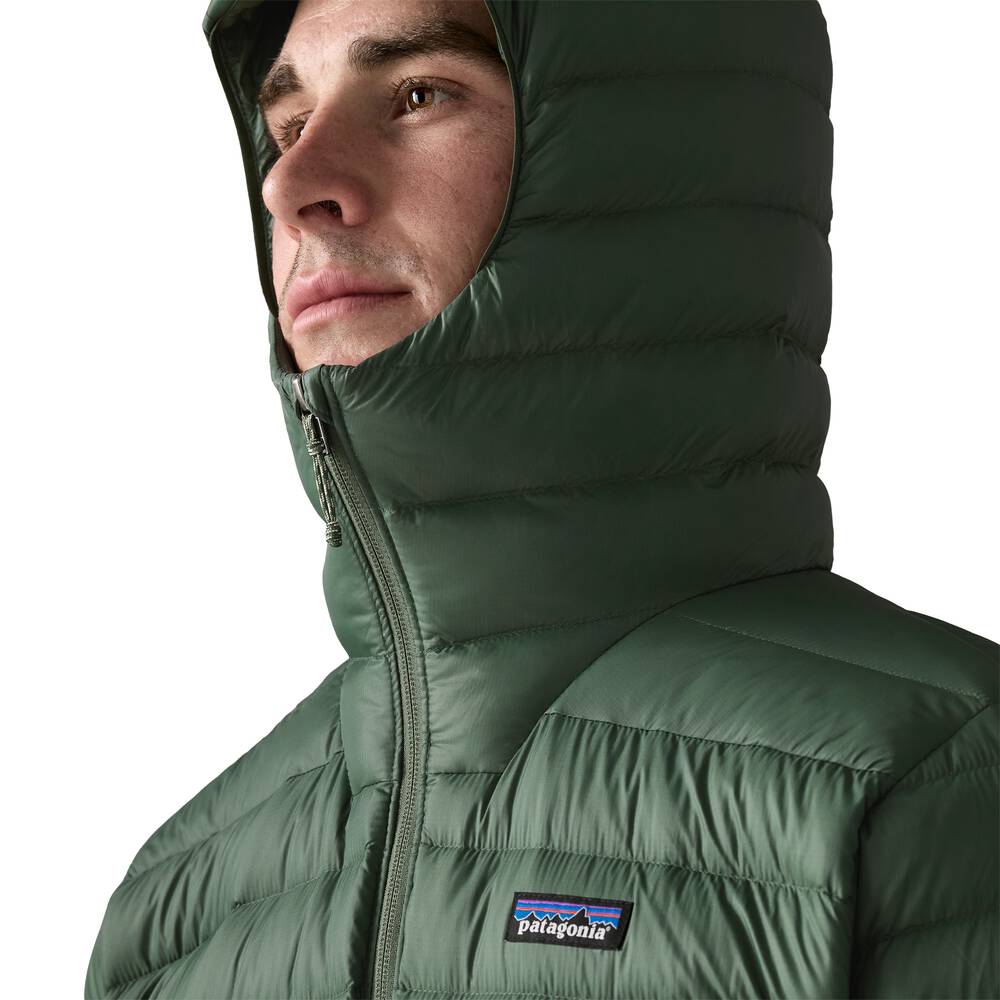 Men's 800-Fill Down Hooded Jacket - Purple