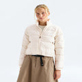 Women's Down Puffer Jacket - Cream