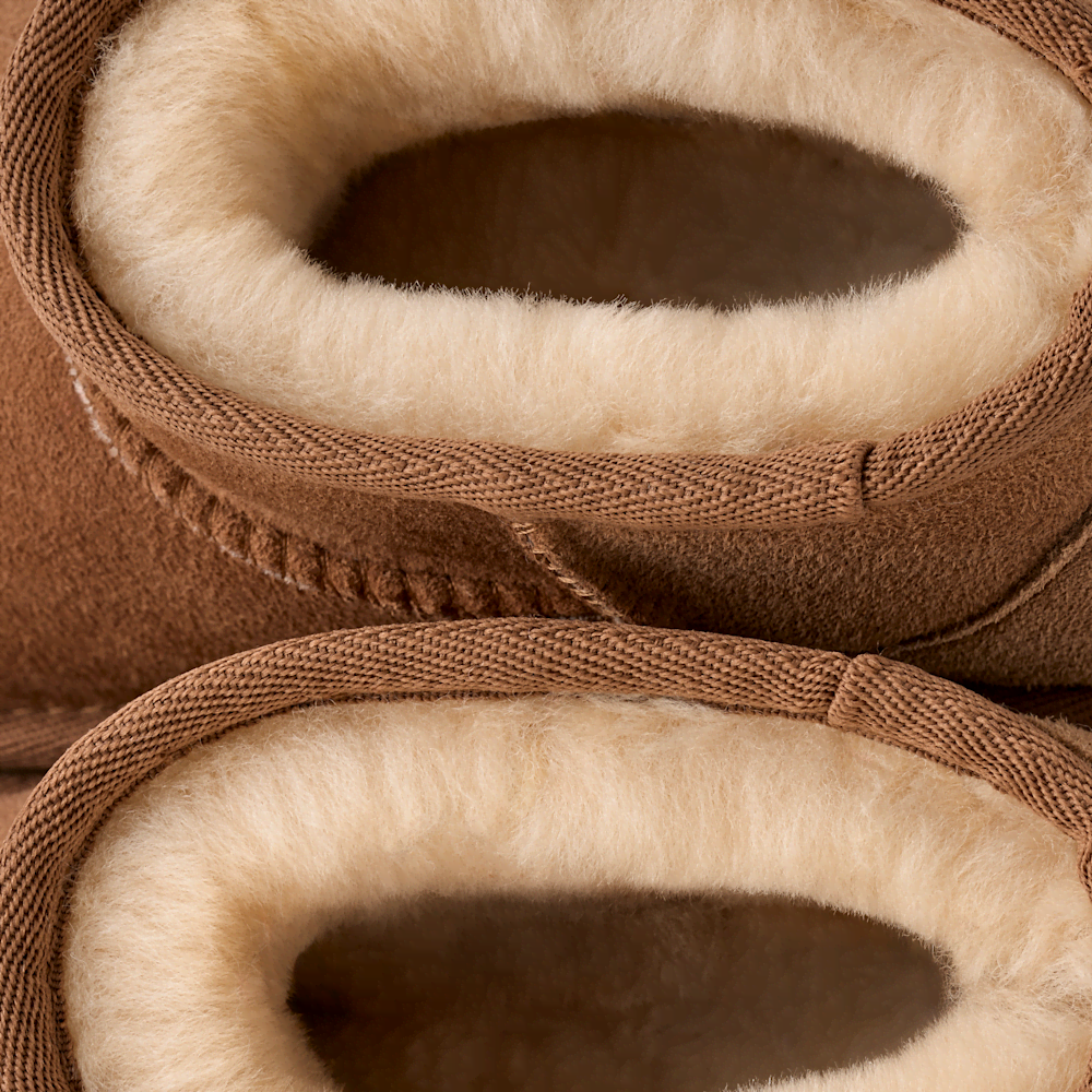 Kids' Low Shaft Sheepskin Boot - Black