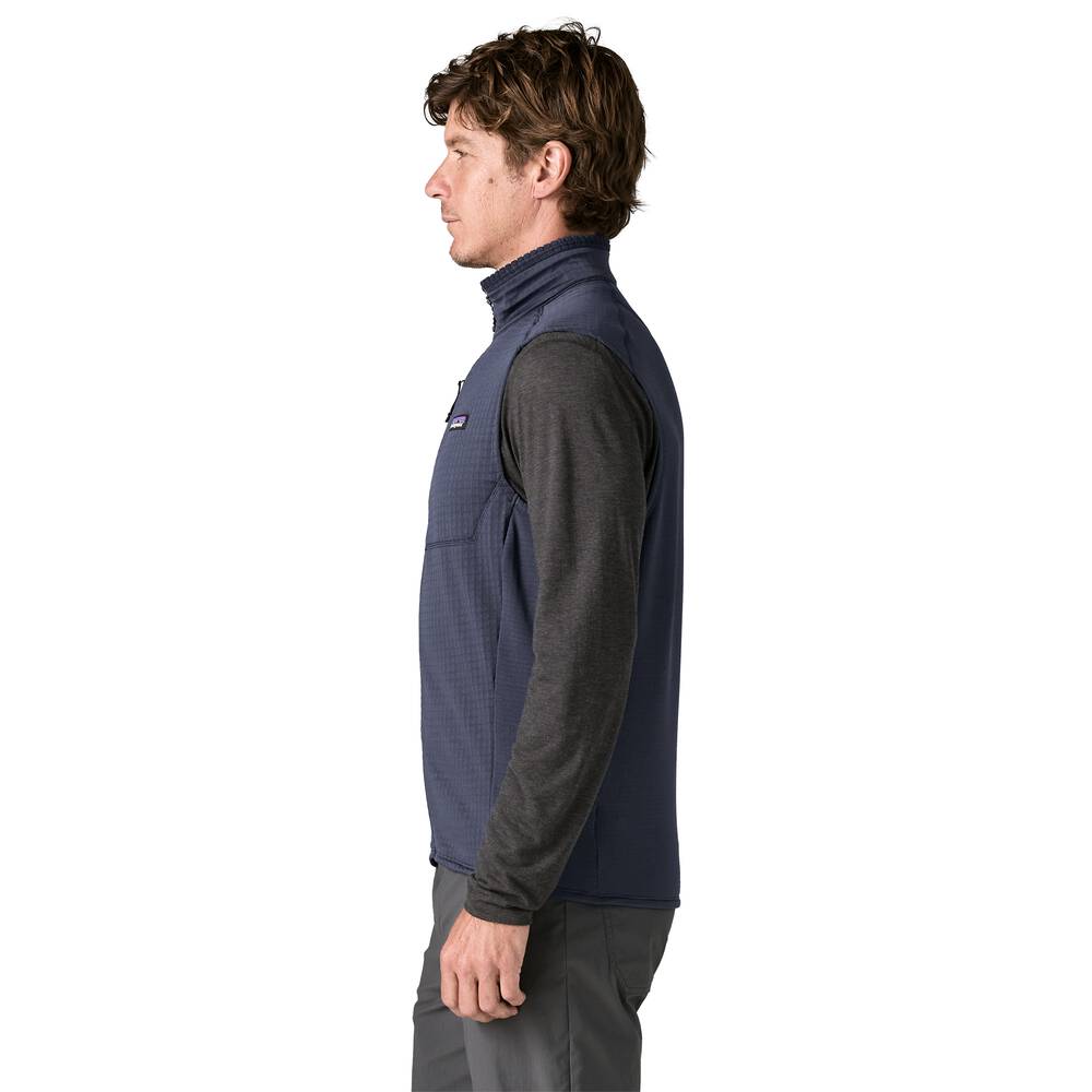 Men's Grid Fleece Performance Vest - Black