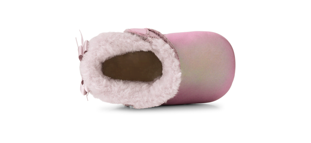 Baby Iridescent Bow Boots