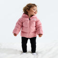 Baby Down Hooded Jacket - Yellow