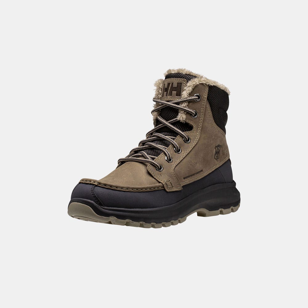 Men's Waterproof Insulated Winter Boots - Brown