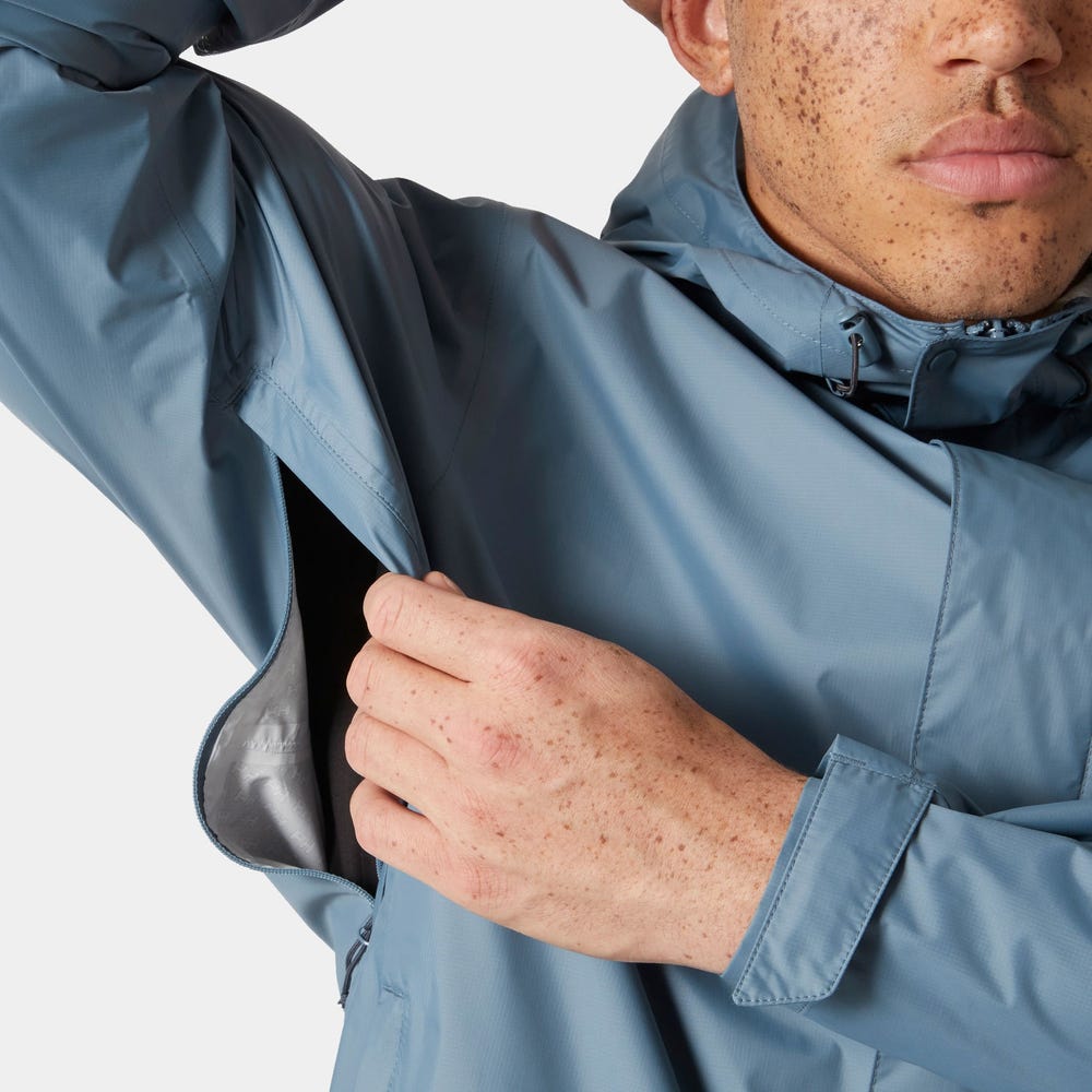 Men's Packable Waterproof Shell Jacket - Green