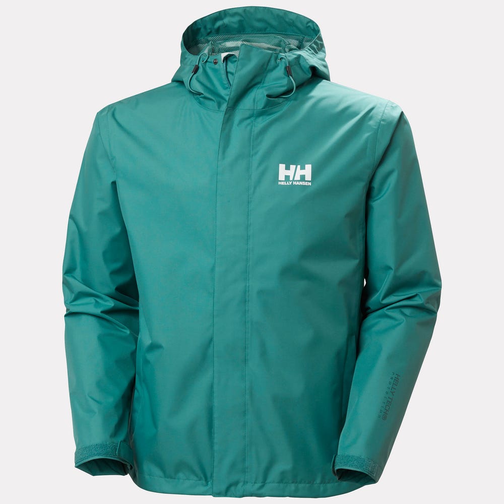 Men's Waterproof Rain Jacket - Mustard