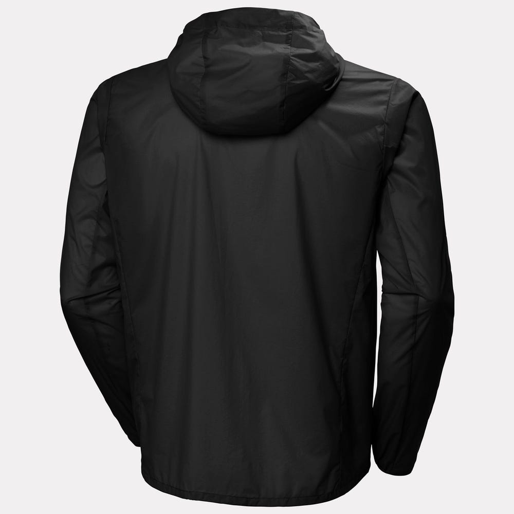Men's Packable Windbreaker Jacket - Black