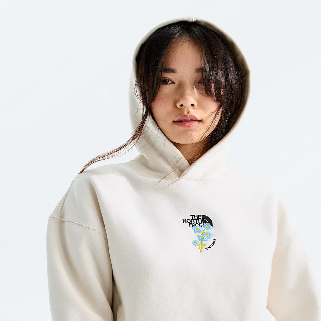 Women's Graphic Pullover Hoodie - Cream
